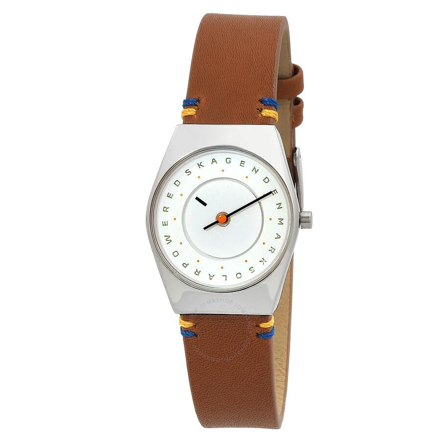 商品Skagen|Grenen Lille Solar White Dial Ladies Watch SKW3086,价格¥432,第1张图片