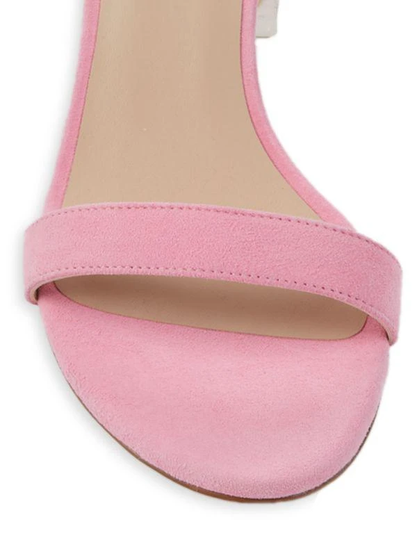 商品Stuart Weitzman|女式 人造珍珠粗跟凉鞋,价格¥1107,第5张图片详细描述