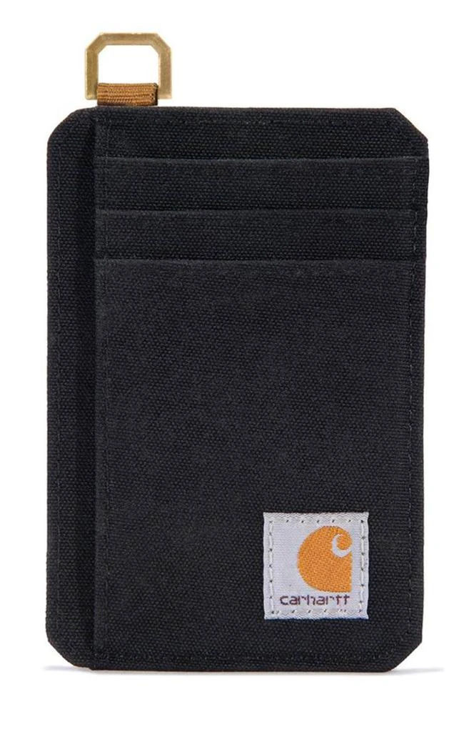 商品Carhartt|Nylon Duck Front Pocket Wallet - Black,价格¥219,第1张图片