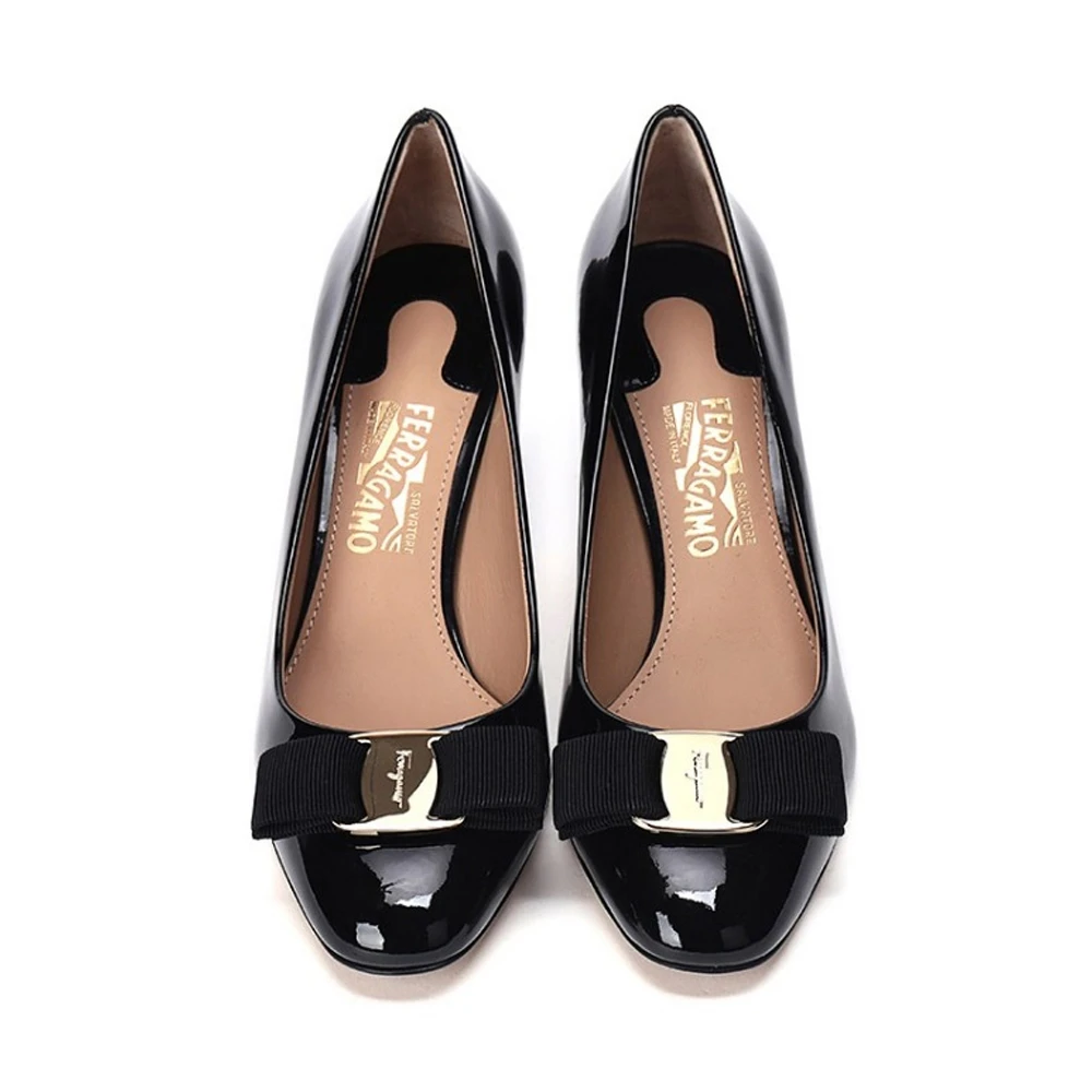 SALVATORE FERRAGAMO 黑色女士高跟鞋 0685230 商品