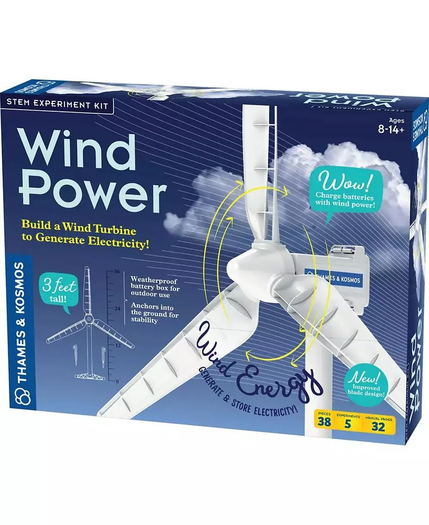 商品Thames & Kosmos|Wind Power V 4.0 Science Kit,价格¥336,第1张图片