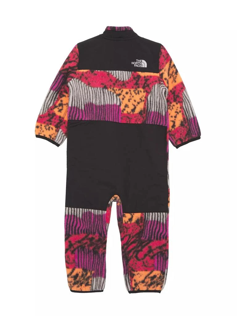 商品The North Face|Baby's Denali Fleece Printed One-Piece Coveralls &amp; Mittens Set,价格¥469,第2张图片详细描述