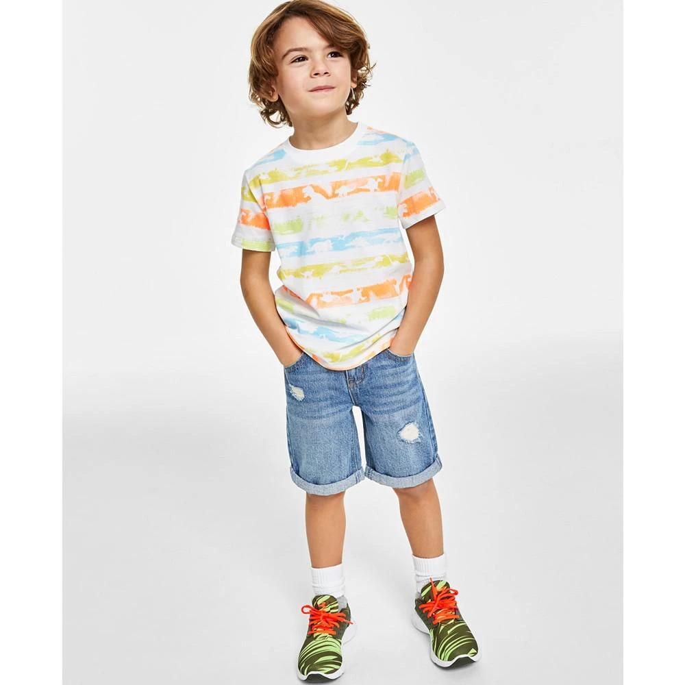 商品Epic Threads|Little Boys Zip Fly Denim Shorts, Created For Macy's,价格¥136,第1张图片