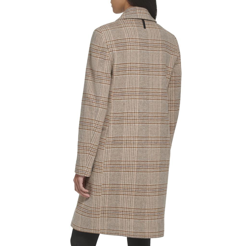 商品DKNY|Menswear Plaid Wool Coat,价格¥2351,第4张图片详细描述
