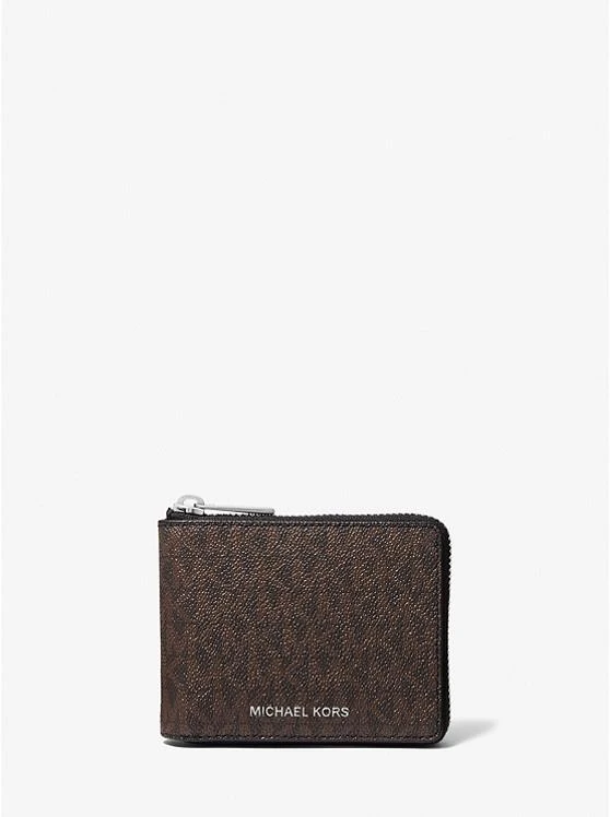 商品Michael Kors|Hudson Zip-Around Billfold Wallet With Coin Pocket,价格¥443,第1张图片