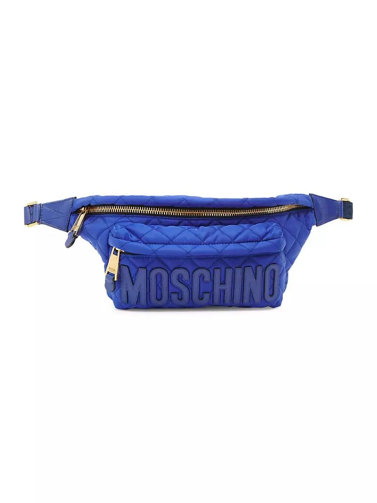 商品Moschino|Logo Quilted Nylon Belt Bag,价格¥2144,第1张图片