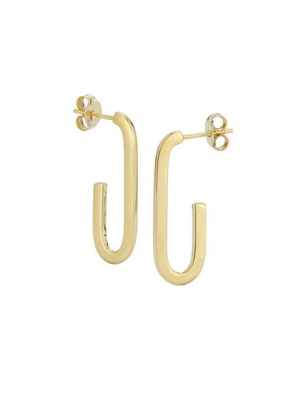 商品Saks Fifth Avenue|14K Yellow Gold Oval Hoop Earrings,价格¥3791,第1张图片