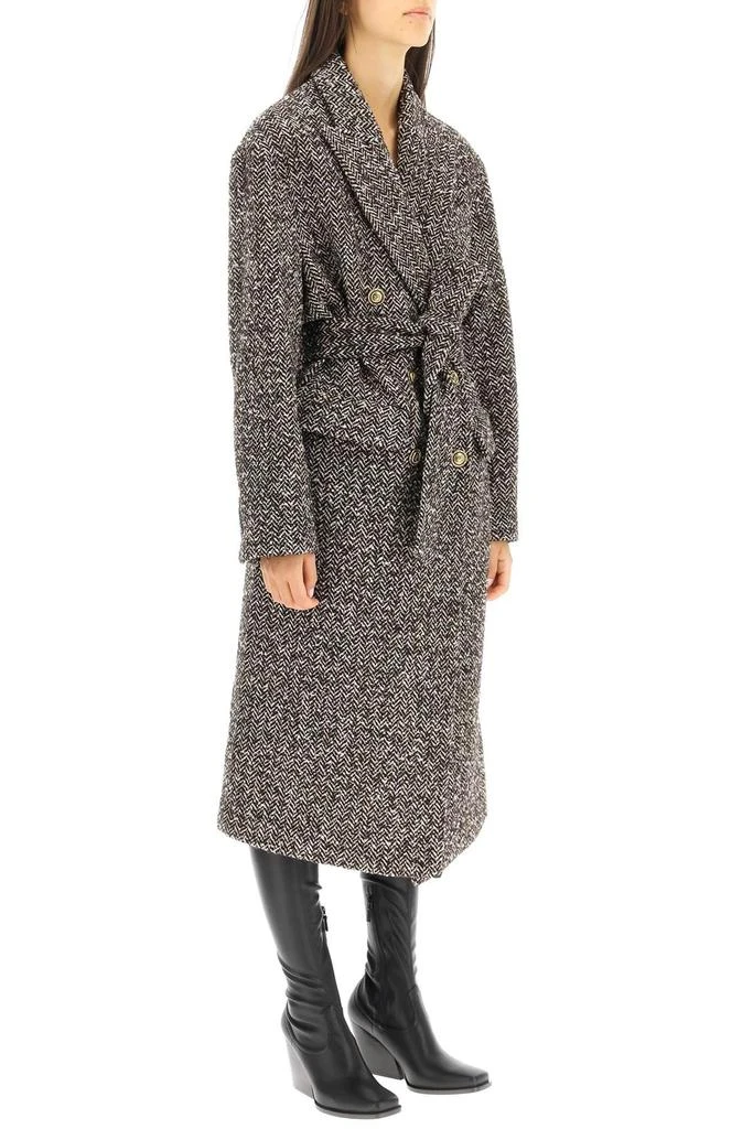 商品PINKO|'CAMILLE' DOUBLE-BREASTED LONG COAT,价格¥4085,第3张图片详细描述