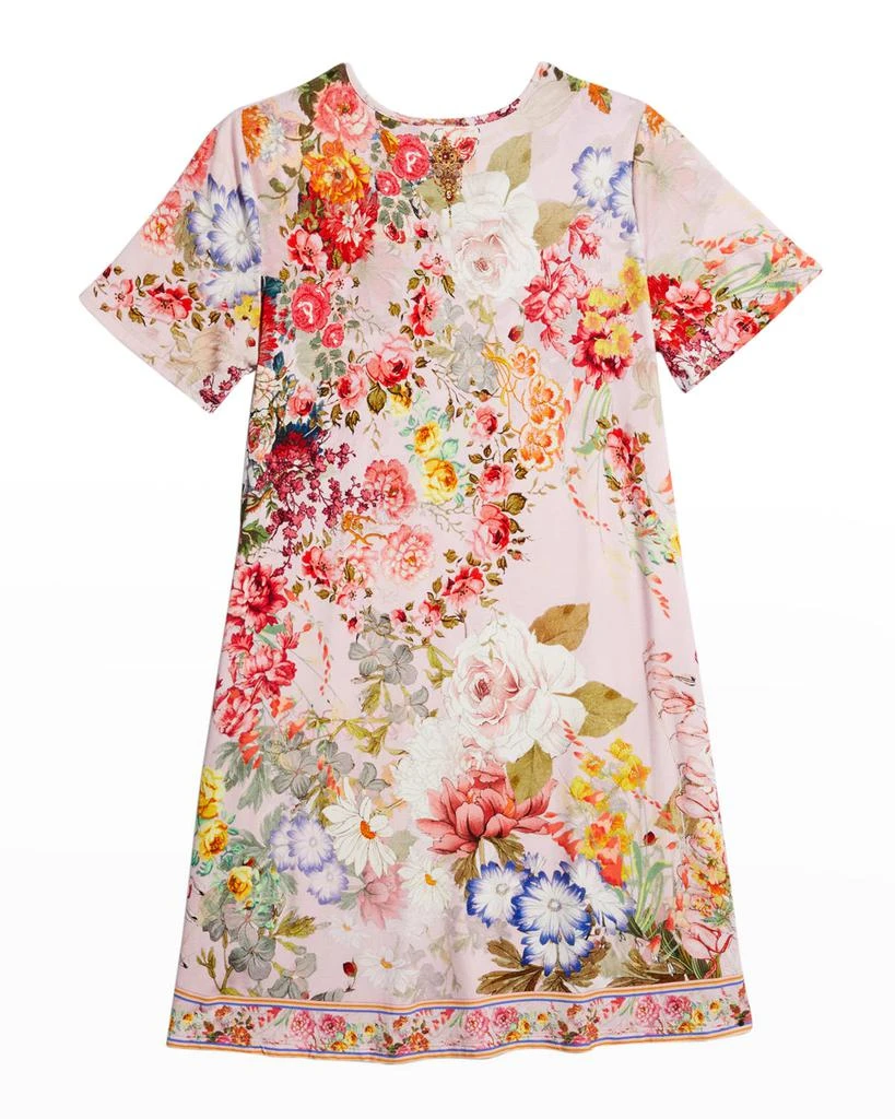 商品Camilla|Girl's Flower Child T-Shirt Dress, Size 12-14,价格¥551,第2张图片详细描述