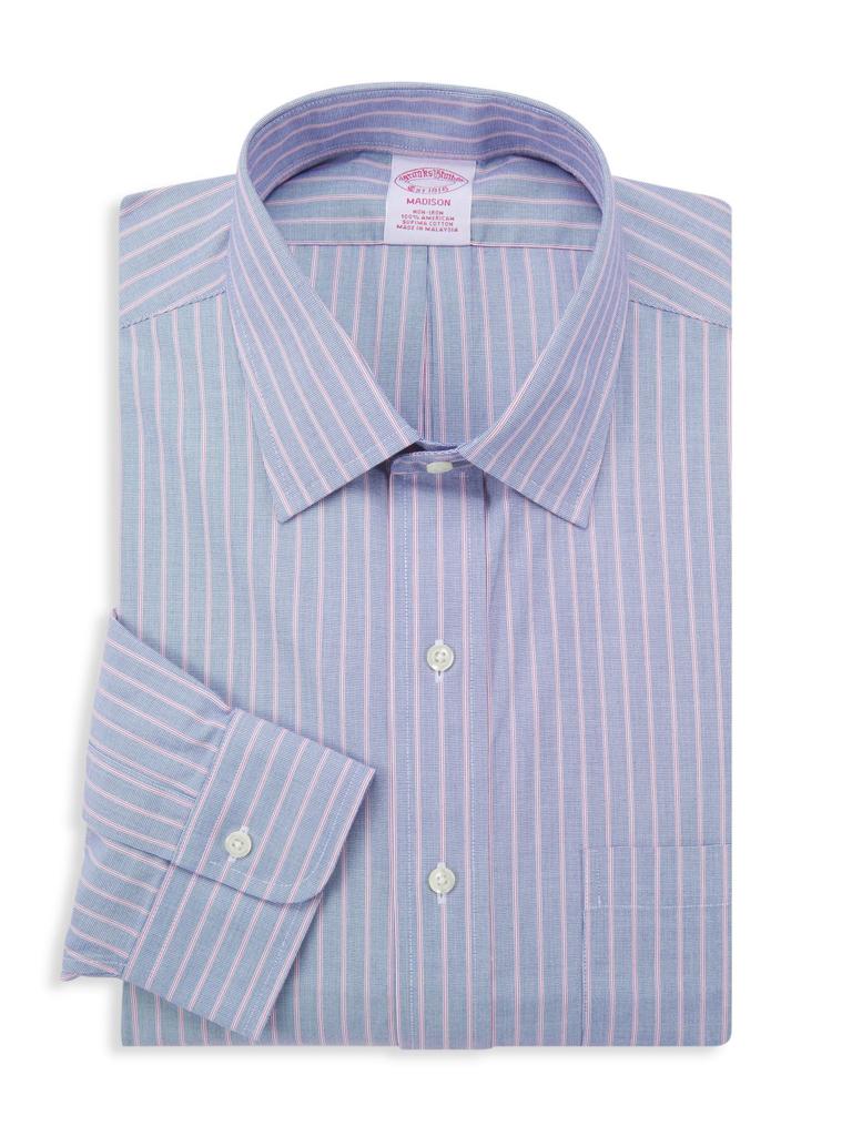Brooks Brothers | Madison-Fit Striped Supima Cotton Dress Shirt 182.68元 商品图片