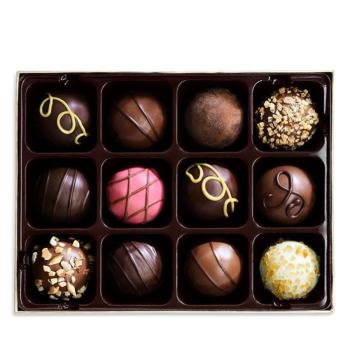 商品Godiva|Signature 12-Piece Chocolate Truffle Box,价格¥261,第3张图片详细描述