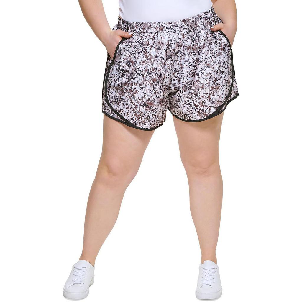 Calvin Klein Performance Womens Plus Fitness Workout Shorts商品第1张图片规格展示