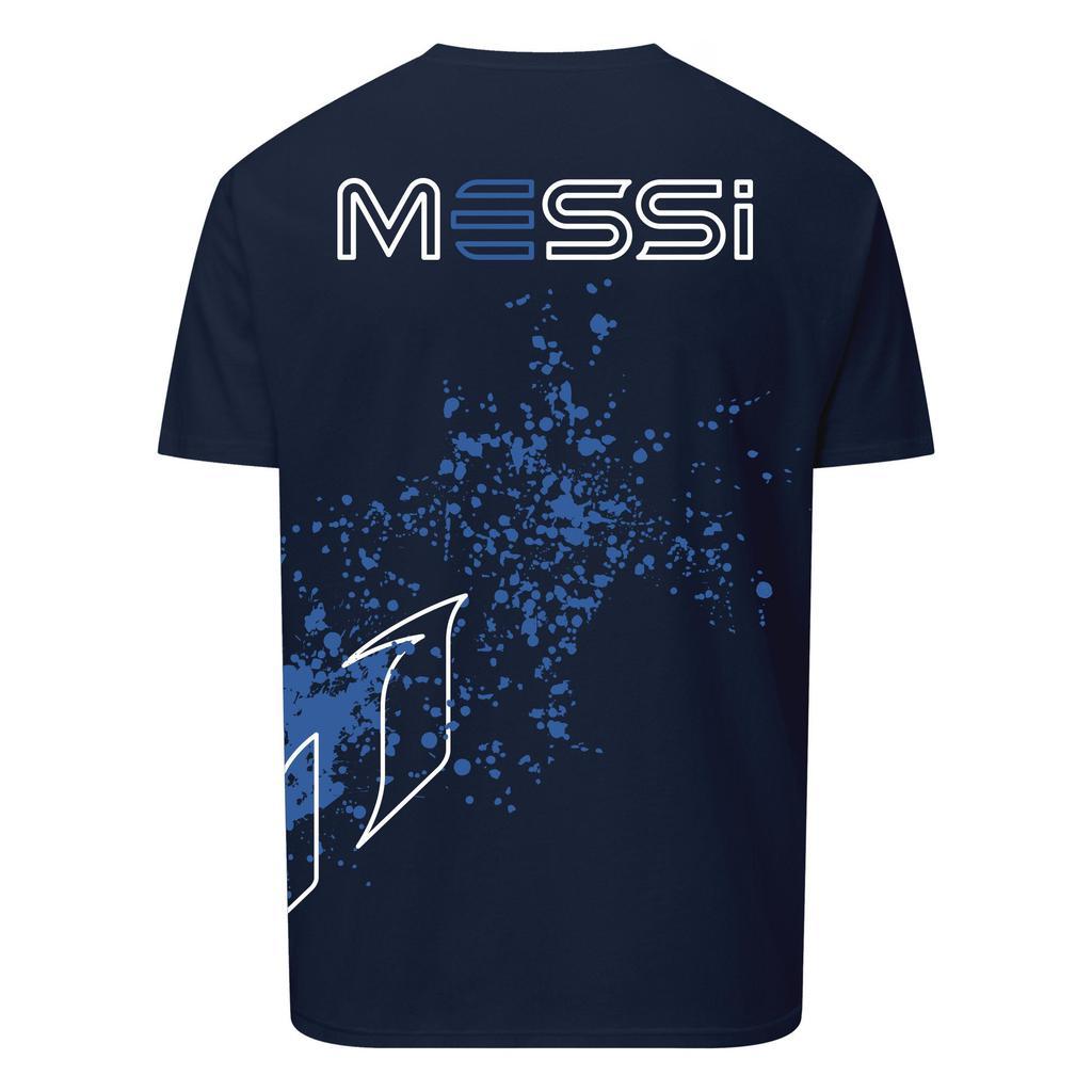 商品The Messi Store|Messi Paint Splash Logo T-Shirt - US/CA - Navy,价格¥368,第4张图片详细描述