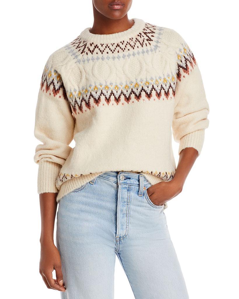 商品AQUA|Melinda Fair Isle Sweater - 100% Exclusive,价格¥496,第1张图片