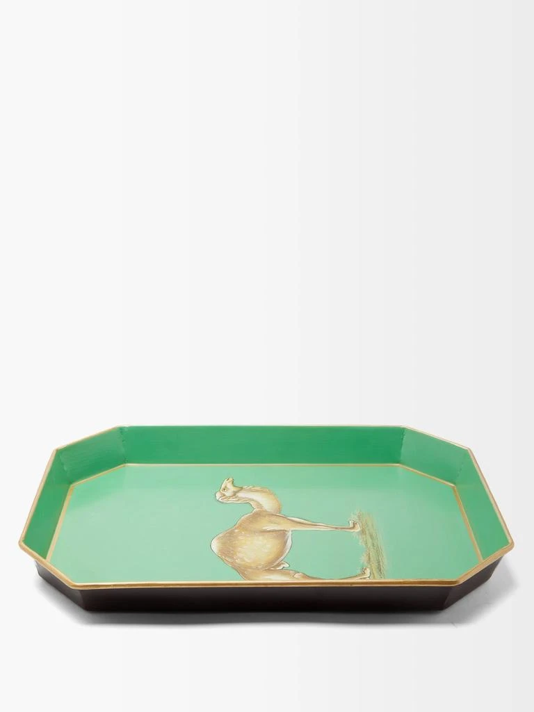 商品Les Ottomans|Camel hand-painted metal tray,价格¥1073,第1张图片