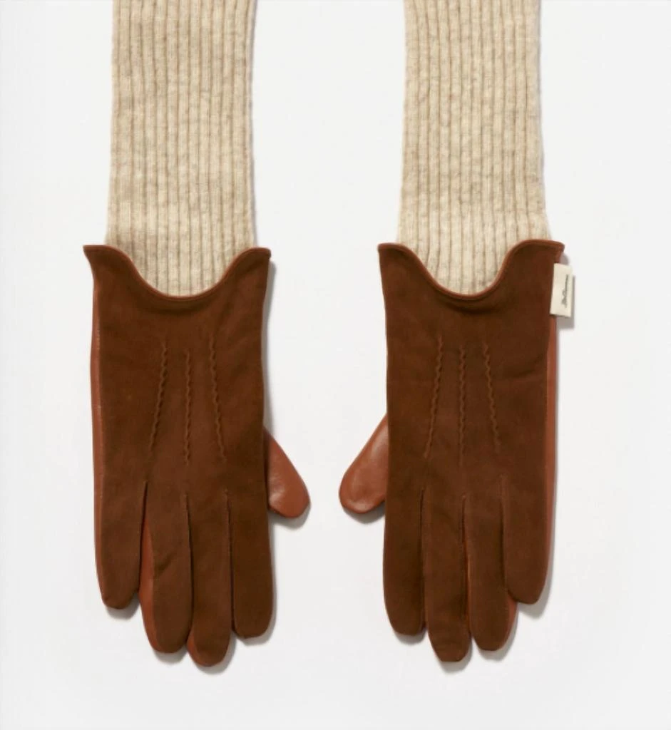 商品bellerose|Bellerose - Women's Gia Leather Gloves,价格¥819,第1张图片