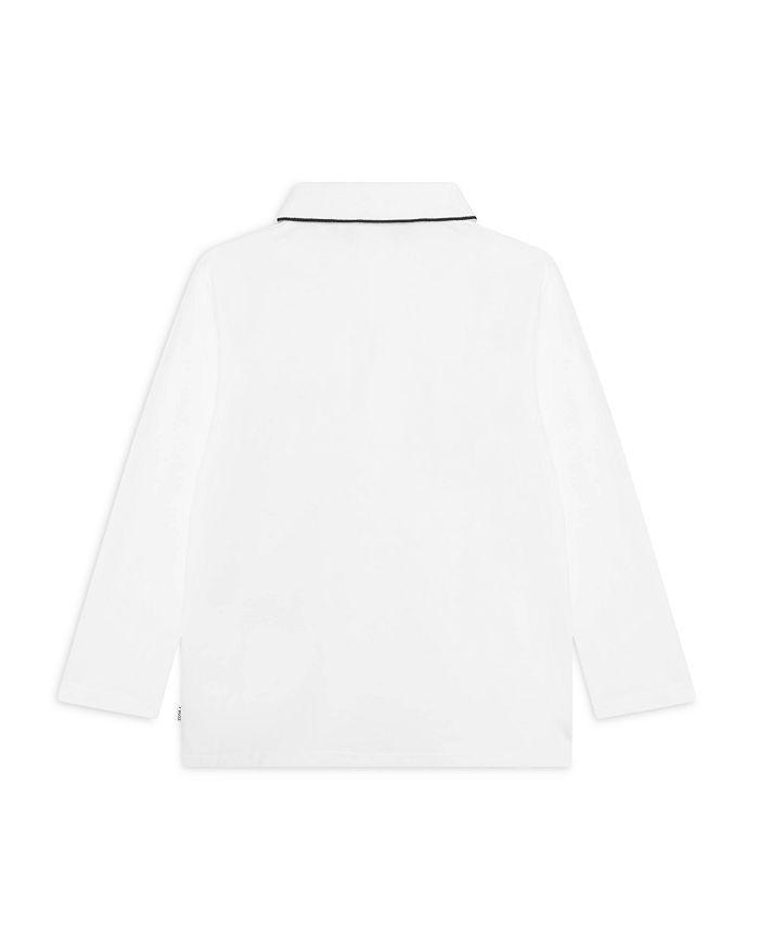 商品Hugo Boss|Boys' Piqué Long Sleeve Polo Shirt - Big Kid,价格¥438,第4张图片详细描述