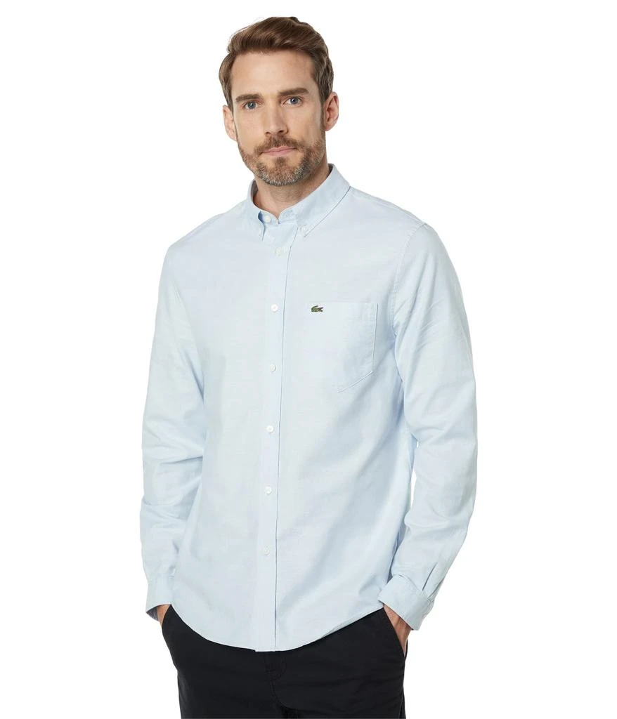 商品Lacoste|Casual Button-Up Oxford Shirt,价格¥433,第1张图片