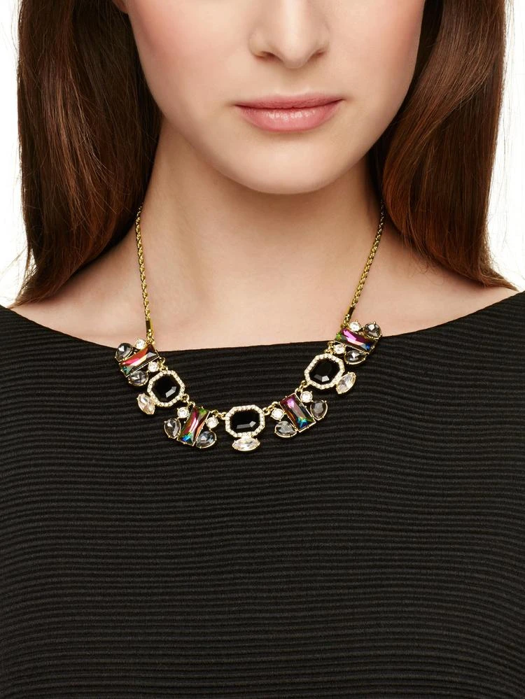 商品Kate Spade|art deco gems small necklace,价格¥362,第2张图片详细描述