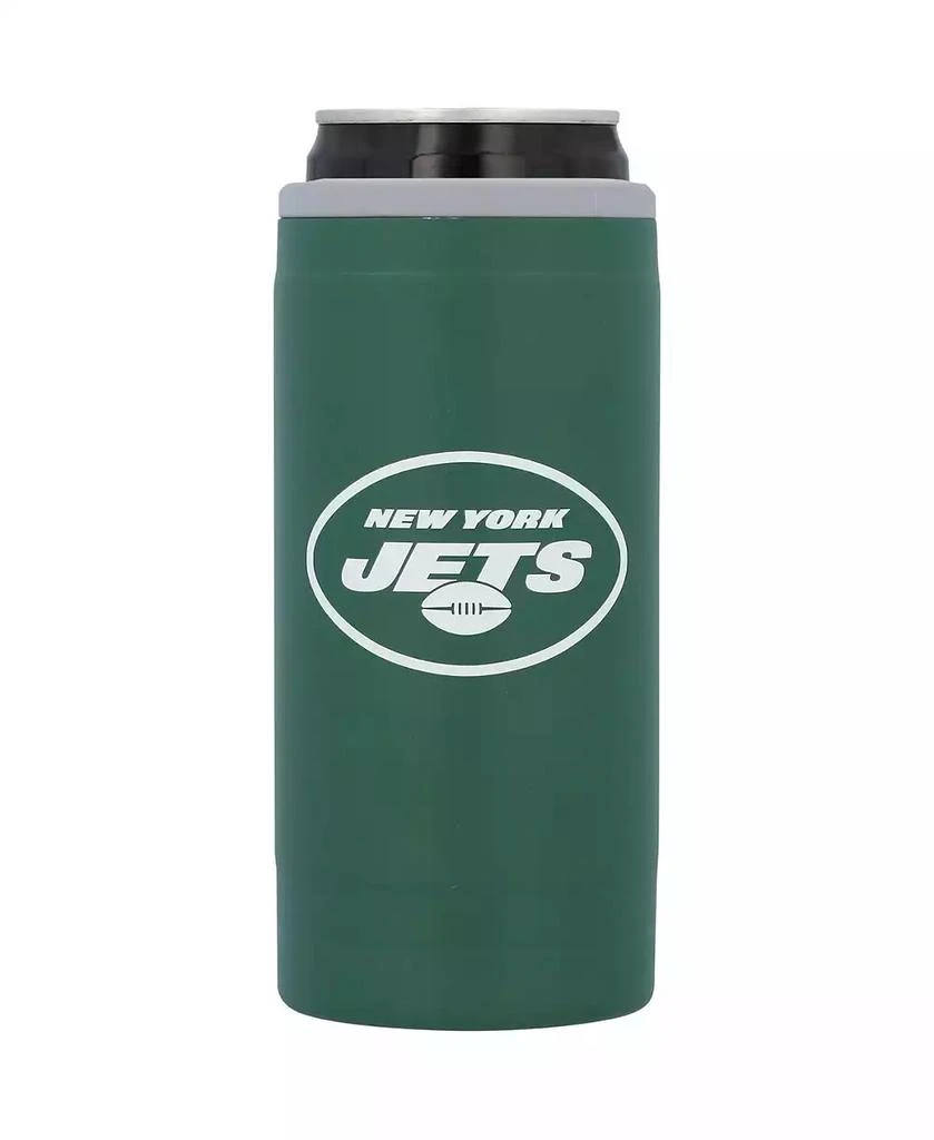 商品Logo Brands|New York Jets 12 Oz Flipside Powdercoat Slim Can Cooler,价格¥223,第1张图片