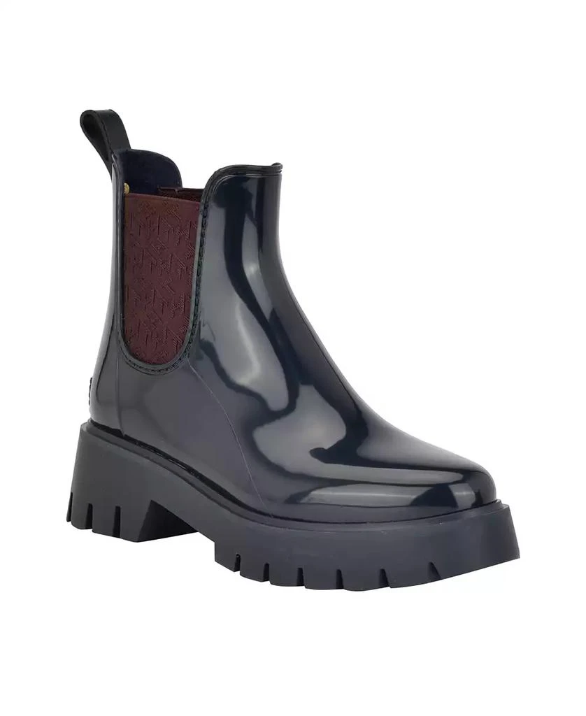 商品Tommy Hilfiger|Women's Dipit Lug Sole Chelsea Rain Boots,价格¥444,第1张图片