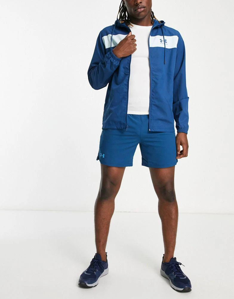 商品Under Armour|Under Armour Training Windbreaker jacket in blue,价格¥293,第4张图片详细描述
