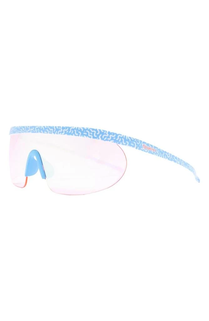 商品TIPSY ELVES|Pink, White & Blue Frame 50mm Oversized Sunglasses,价格¥72,第2张图片详细描述