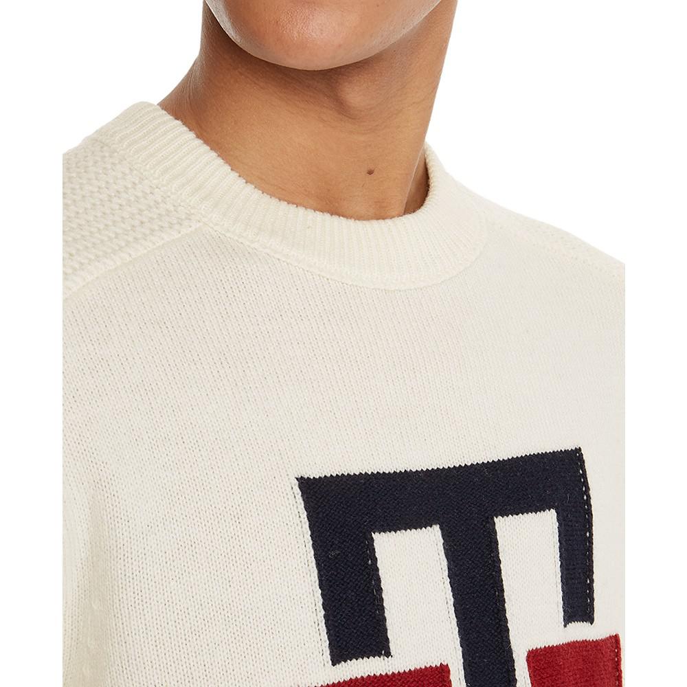 Men's Bold Monogram Crewneck Sweater商品第3张图片规格展示