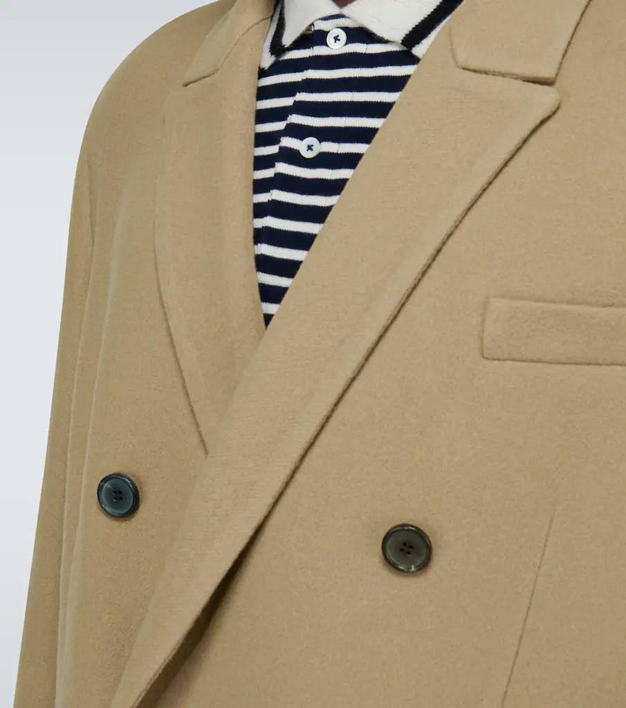 商品Loewe|Double-breasted wool-blend coat,价格¥11682,第7张图片详细描述