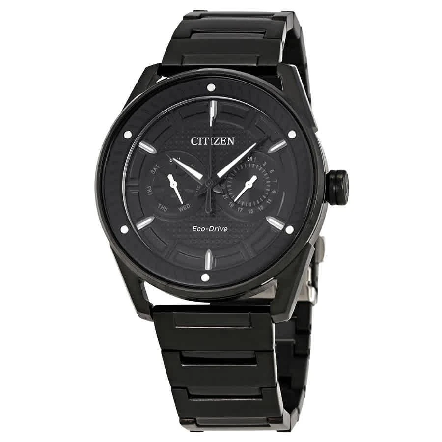 商品Citizen|CTO Black Dial Men's Watch BU4025-59E,价格¥1424,第1张图片