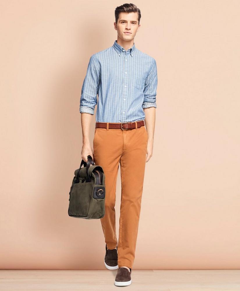商品Brooks Brothers|Garment-Dyed Stretch Chinos,价格¥222,第4张图片详细描述