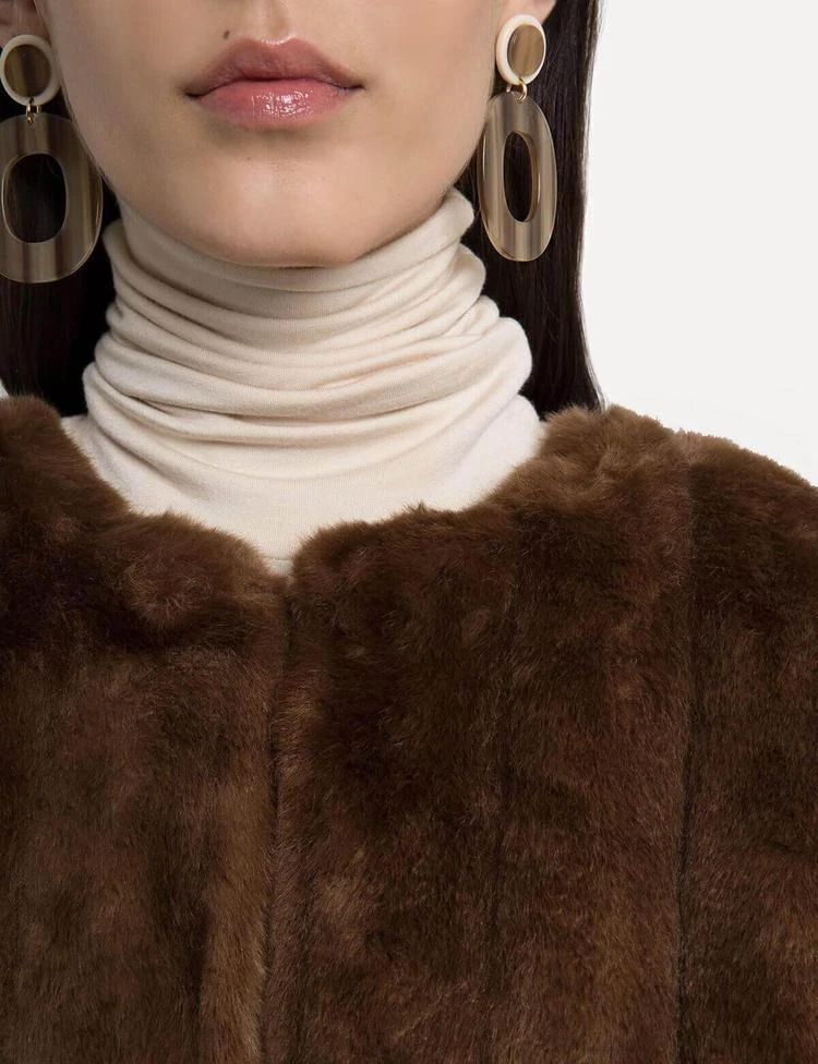 Lined Mink Faux Fur Jacket 商品