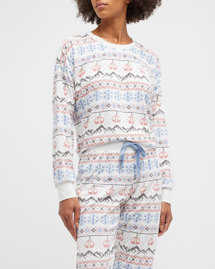 商品PJ Salvage|Stay Lifted Printed Crewneck Sweatshirt,价格¥370,第1张图片