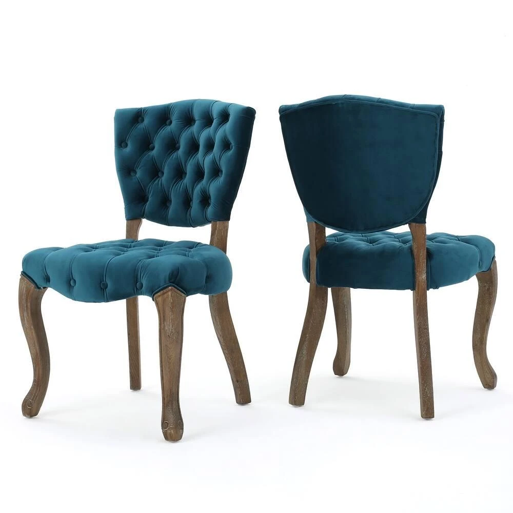 商品Streamdale Furniture|Streamdale KD TUFTED CHAIR (WTHR)(SET OF 2),价格¥4497,第5张图片详细描述