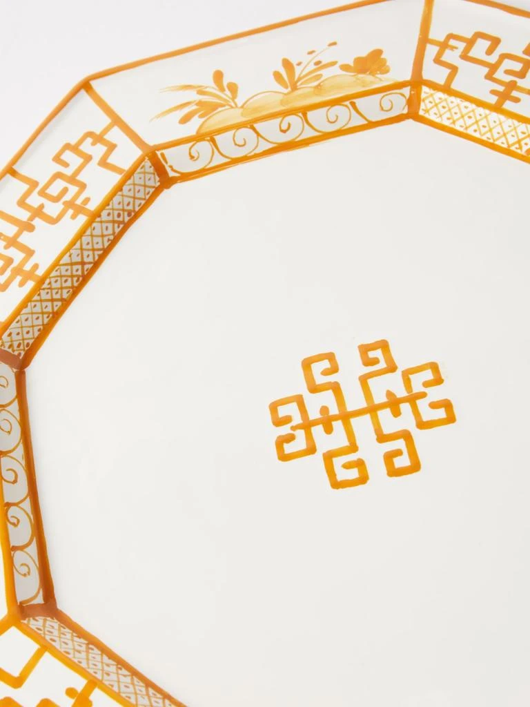 商品Gergei Erdei|Giardino hand-painted ceramic dinner plate,价格¥523,第3张图片详细描述