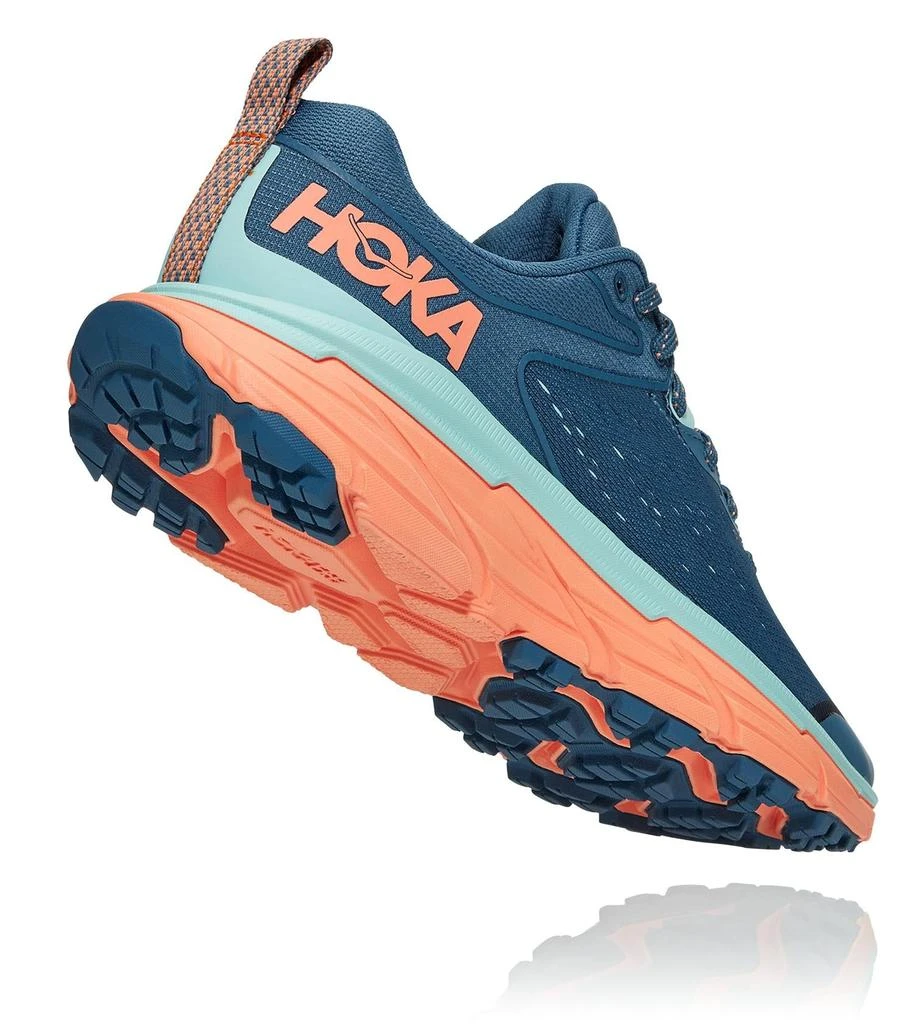 商品Hoka One One|Women's Challenger Atr 6 Trail Running Shoes - Medium/b Width In Real Teal/cantaloupe,价格¥870,第4张图片详细描述