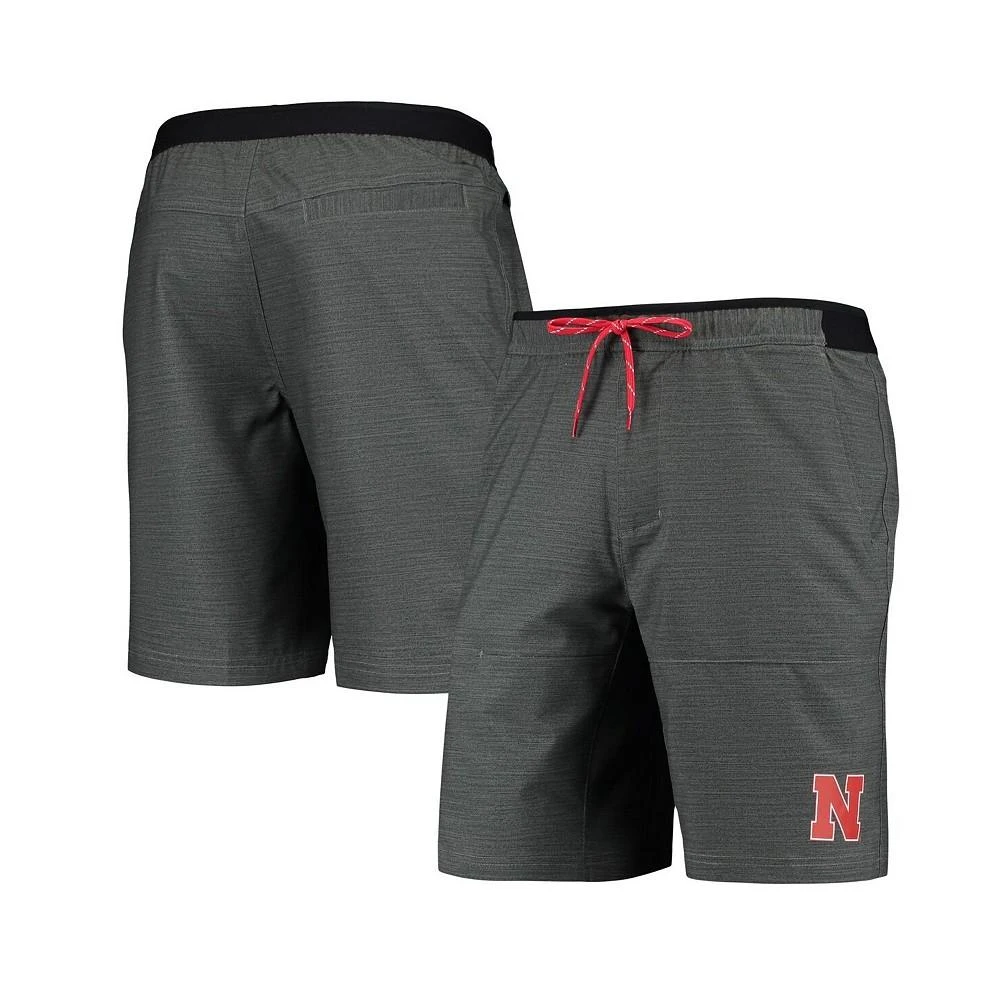 商品Columbia|Men's Gray Nebraska Huskers Twisted Creek Omni-Shield Shorts,价格¥441,第1张图片