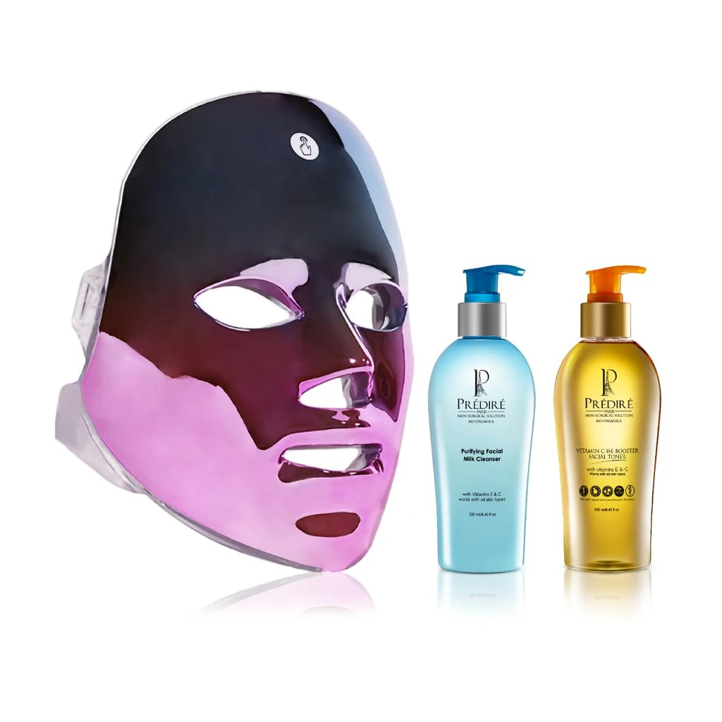 商品Predire Paris|8 Element Pro Multi-Treatment Wireless LED Mask w/ Essential Skincare Set,价格¥1242,第1张图片