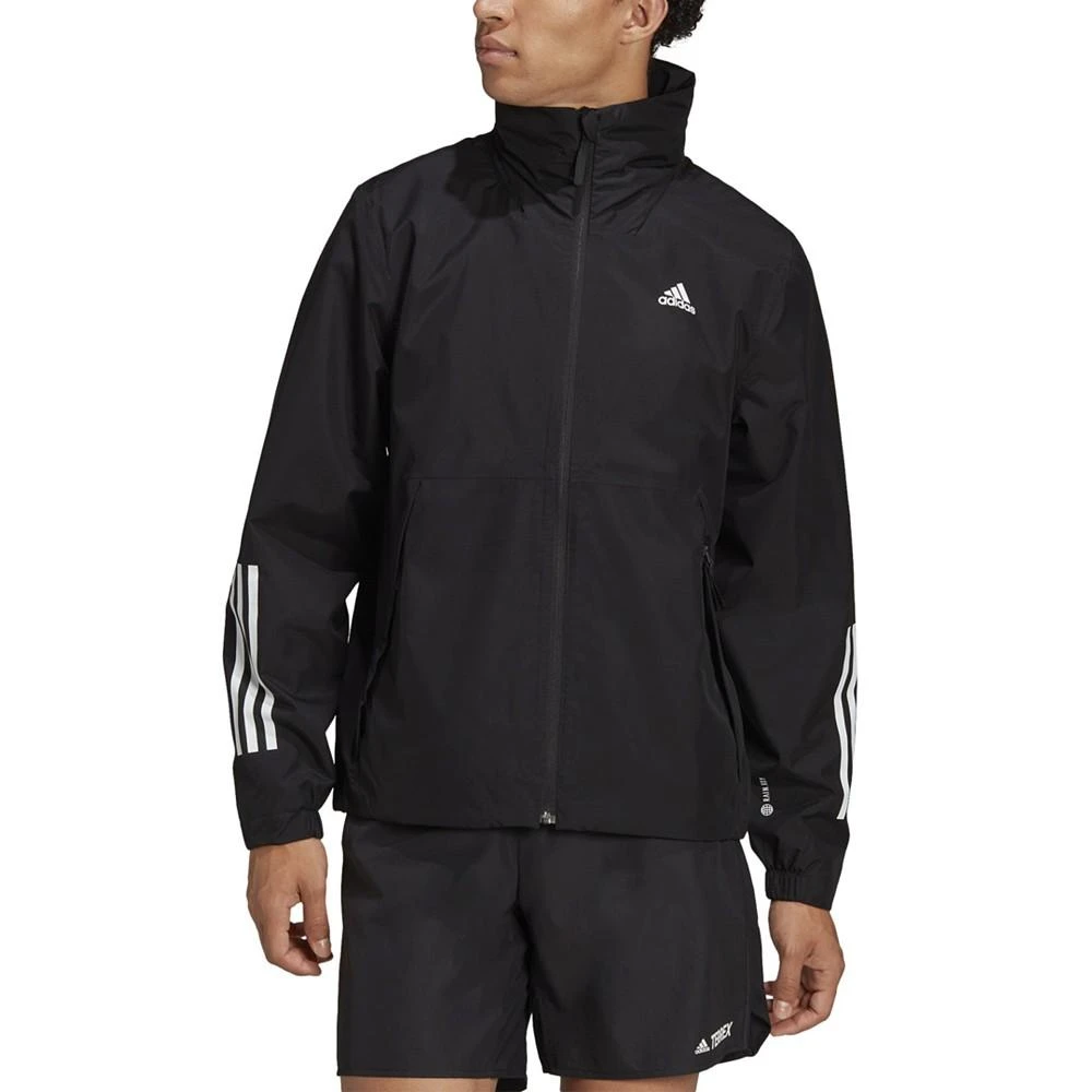 商品Adidas|Men's BSC 3-Stripes Rain RDY Jacket,价格¥772,第1张图片