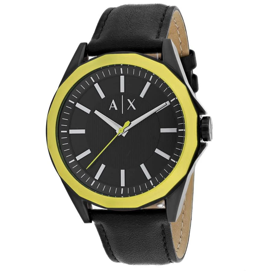 商品Armani Exchange|Dress Quartz Black Dial Men's Watch AX2623,价格¥766,第1张图片