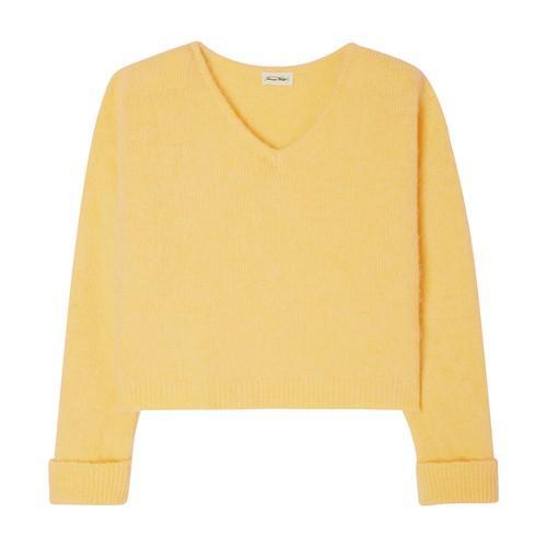 商品American Vintage|【特惠9.0折】包邮包税【预售7天发货】 AMERICAN VINTAGE 23秋冬 女士 针织衫 East 针织衫 AMVHE549YE1,价格¥1602,第1张图片