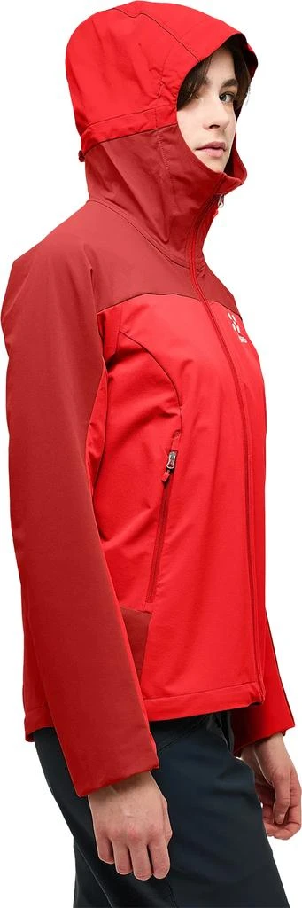 商品Haglofs|Morän Softshell Hoody - Women's,价格¥940,第4张图片详细描述