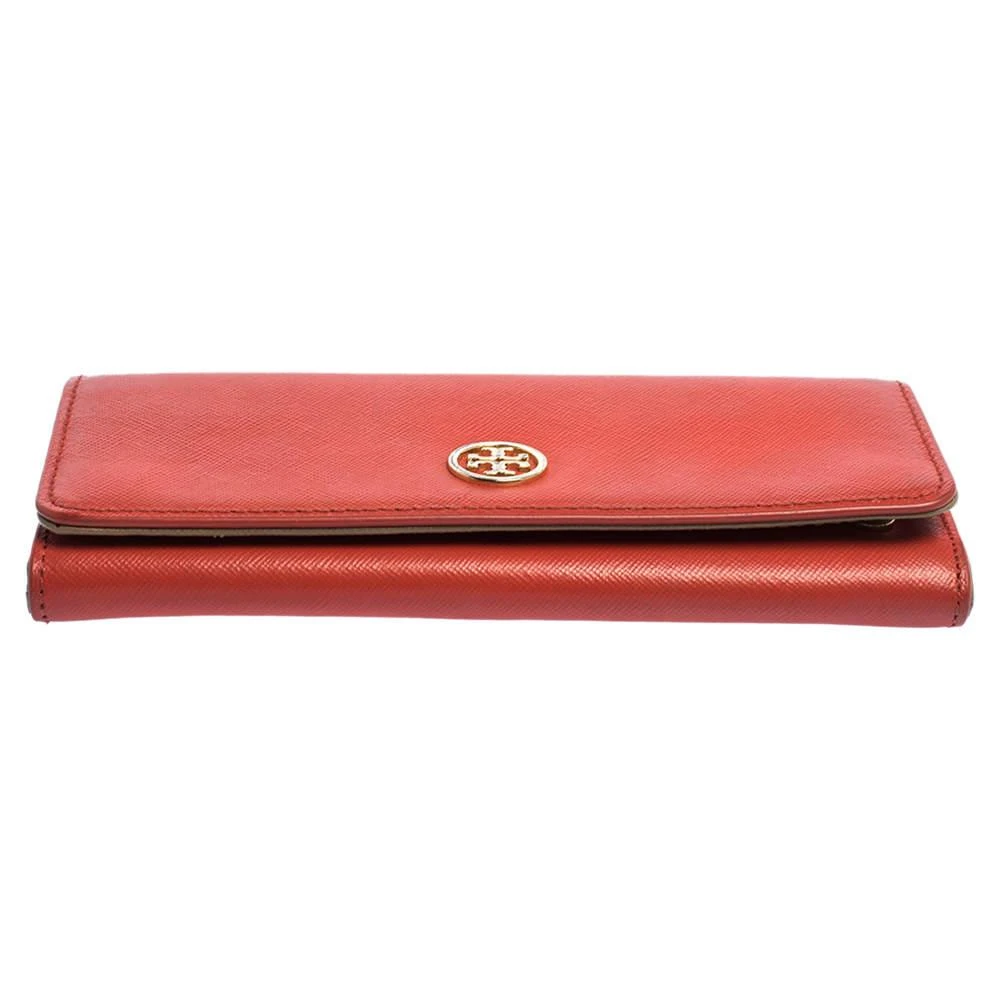 商品[二手商品] Tory Burch|Tory Burch Red Leather Robinson Flap Continental Wallet,价格¥852,第5张图片详细描述