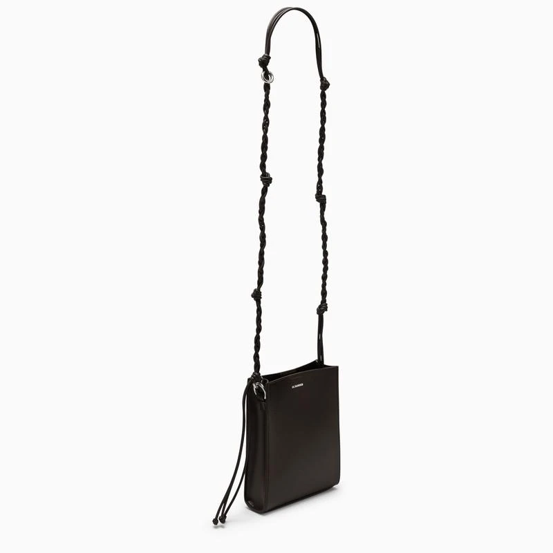 商品Jil Sander|Tangle ebony leather cross-body bag,价格¥5696,第3张图片详细描述