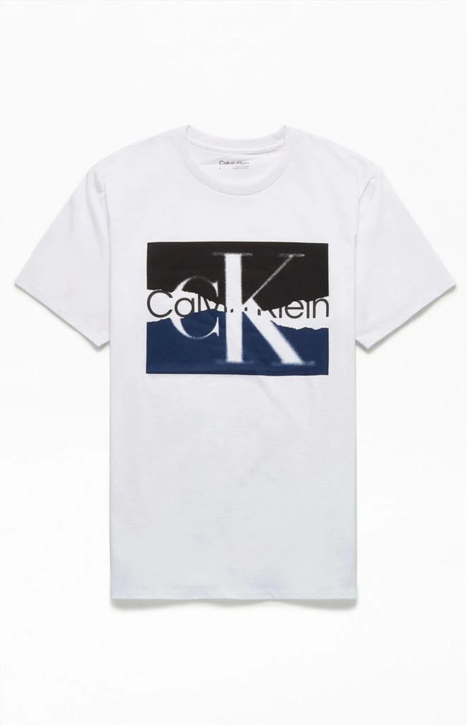 商品Calvin Klein|Torn Logo T-Shirt,价格¥201,第1张图片