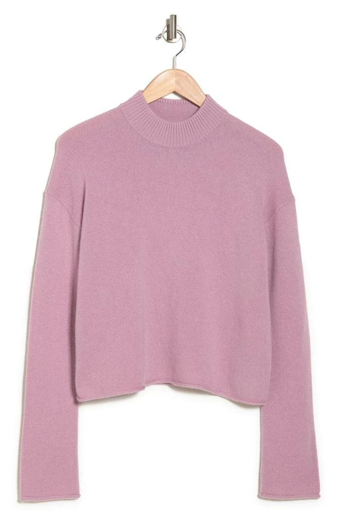 商品Theory|Cashmere Mock Neck Crop Sweater,价格¥1051,第3张图片详细描述