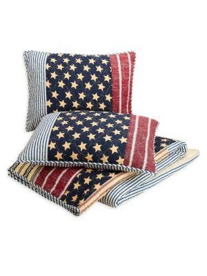 商品Modern Heirloom|Americana 3-Piece Patchwork Quilt Set,价格¥833,第1张图片