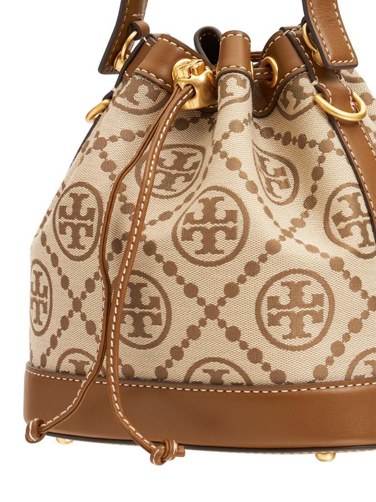 商品Tory Burch|Logo Monogram Jacquard Bucket Bag,价格¥5130,第6张图片详细描述