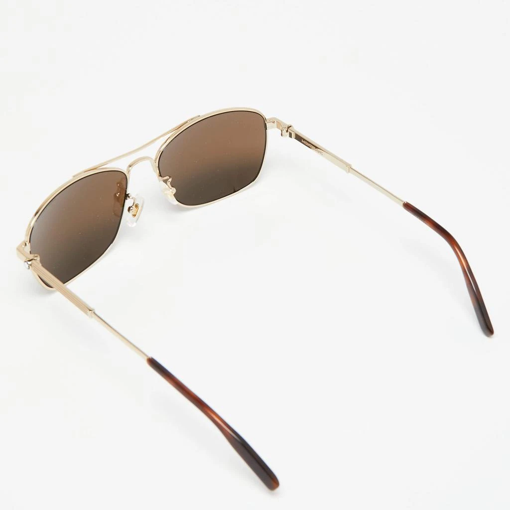 商品[二手商品] MontBlanc|Montblanc Brown Havana MB0026S  Aviator Sunglasses,价格¥1571,第3张图片详细描述