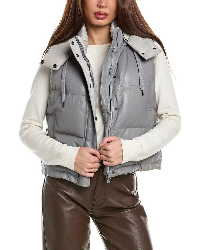 商品Brunello Cucinelli|Leather Vest,价格¥23927,第1张图片